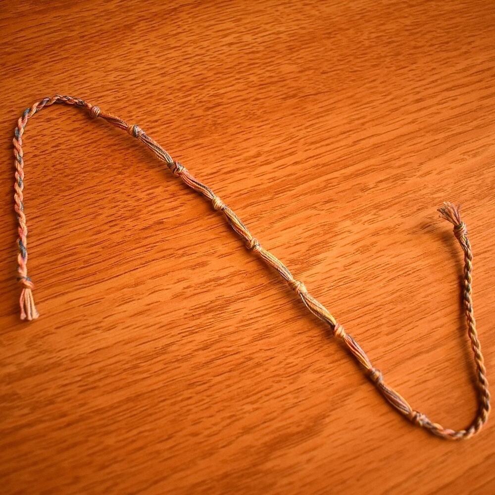 Rainbow Rope Woven Bracelet - Picture 3 of 3